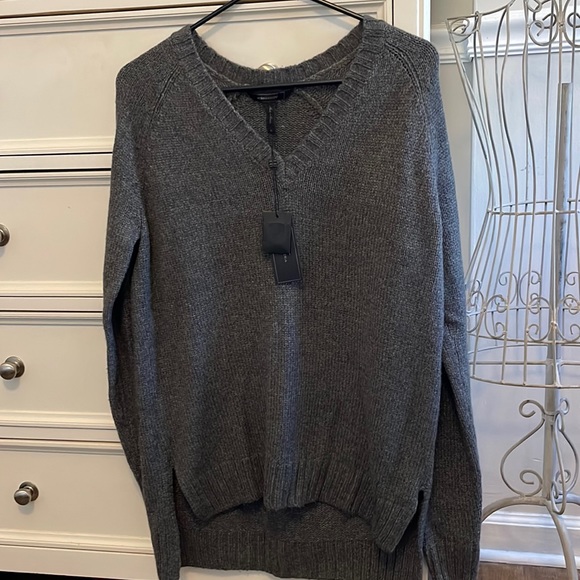 BCBG Maxazria Grey Sweater - Picture 1 of 4